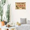 Vintage Blikken Metaal Wanddecoratie Plaquette Boerderij Bord Badkamer Keuken Huis