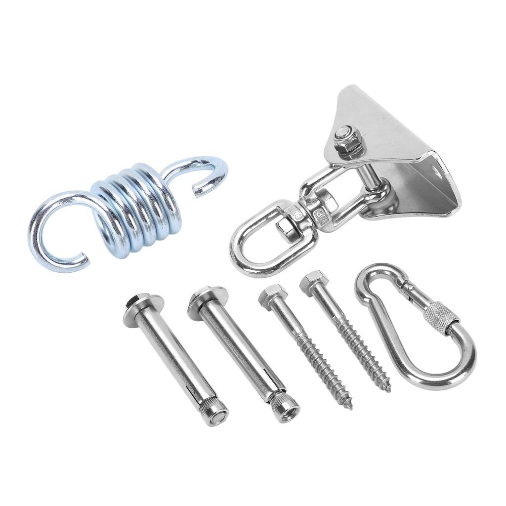 Edelstahl Hänge Schaukelhaken Metall Festplatte Hängematten Befestigungshaken Zubehör