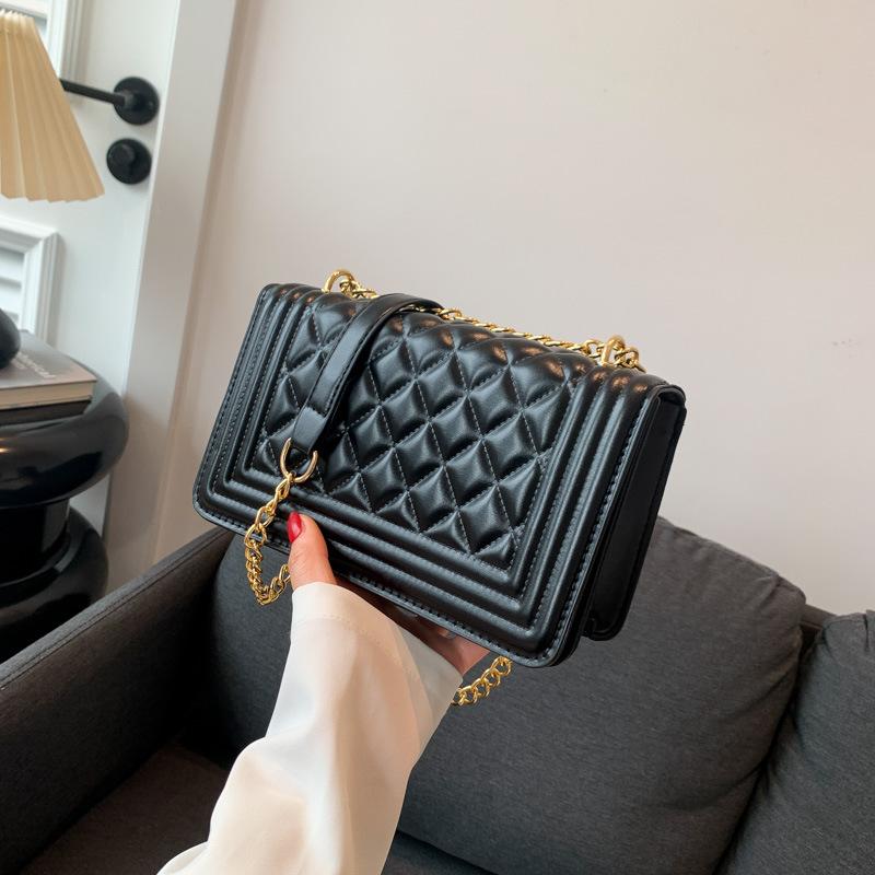 Women'S Bag Small Square Bag Stylish And Simple Shoulder Bag Creative Chain Crossbody Bag Handbag