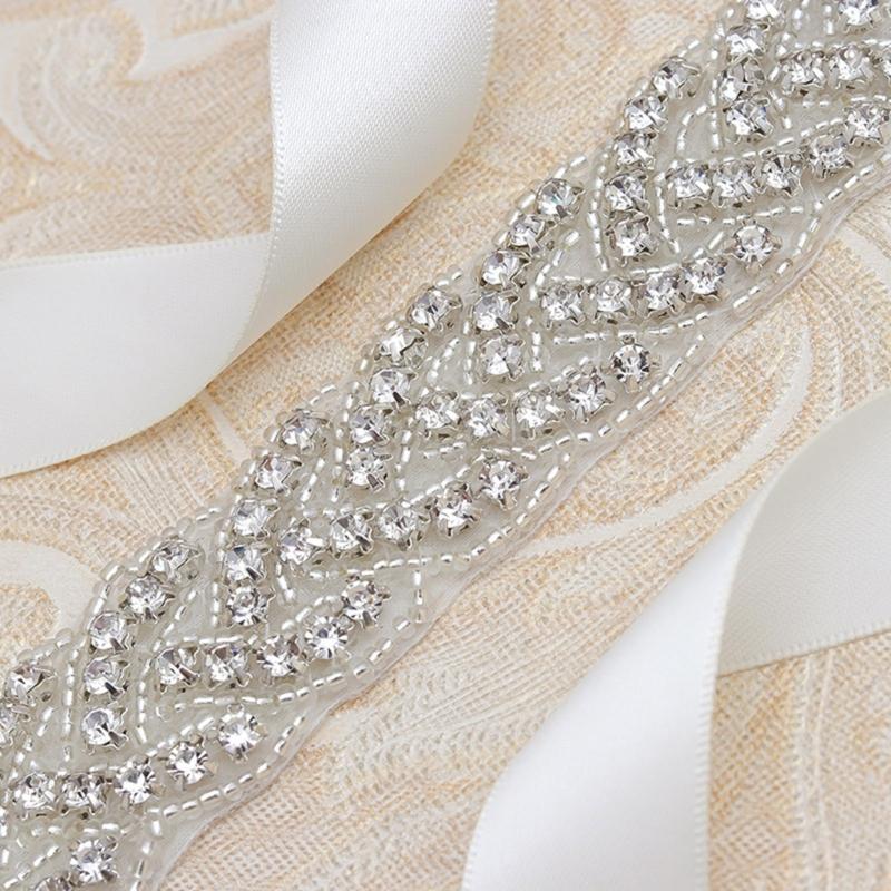 Sparkling Bridal Rhinestones Sash Versatile Waist Belt For Weddings Galas Formal Event Wedding Waistband