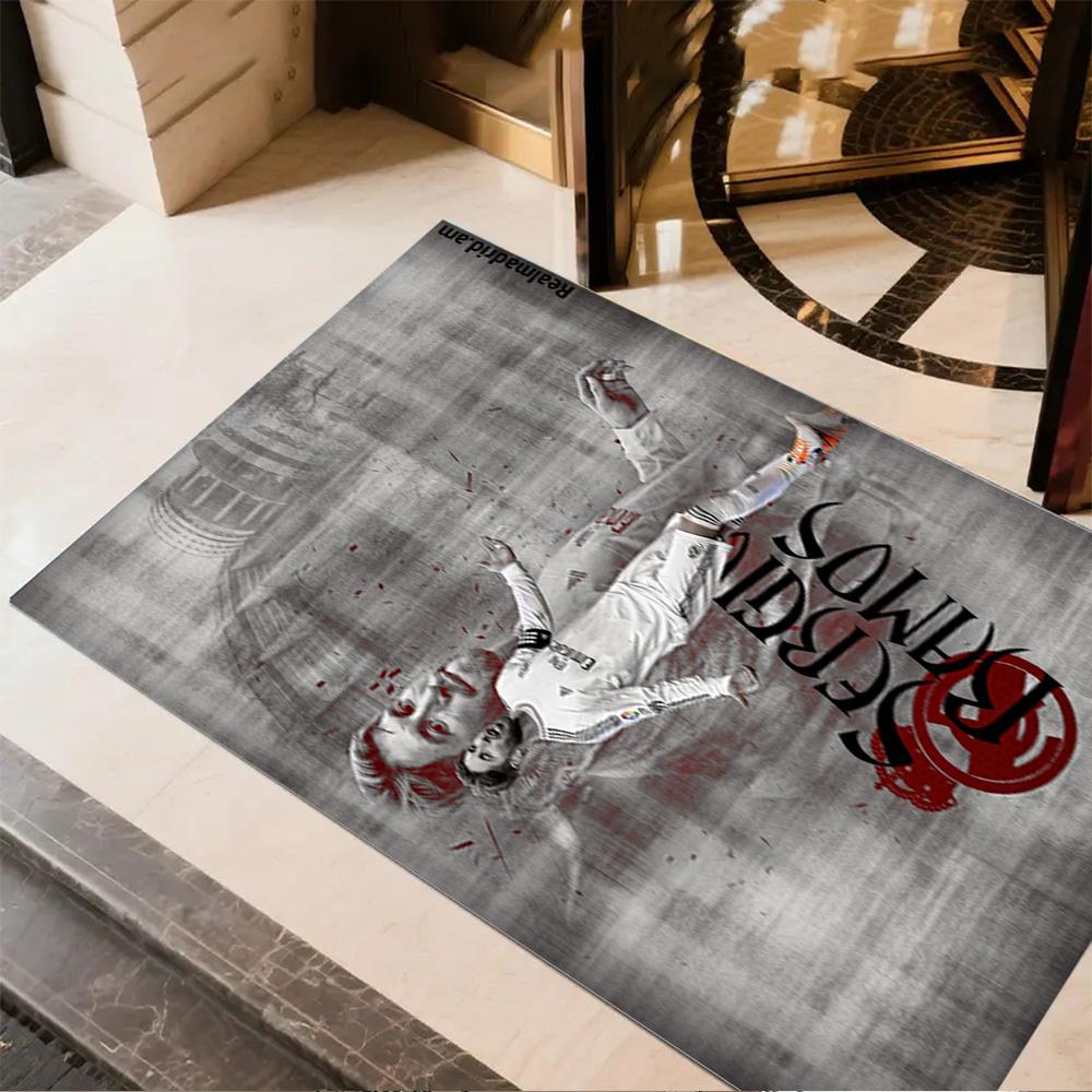 Ac Milan Soccer Action Area Rug Design for Entryway Decorate Room Kitchen Study Room Antislip Carpet Office Home Decor