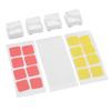 4PCS Double Layer Keycaps with Transparent Cover   Removable Stickers ABS Mechanical Keyboard Replacement Keycaps