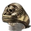 European and American Retro Skull Eagle Wings Men's Ring Trend