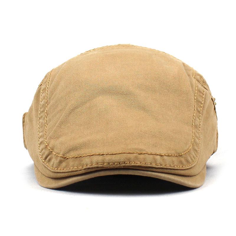 Embroidered Letter Beret: Unisex Outdoor Duckbill Cap for All Seasons