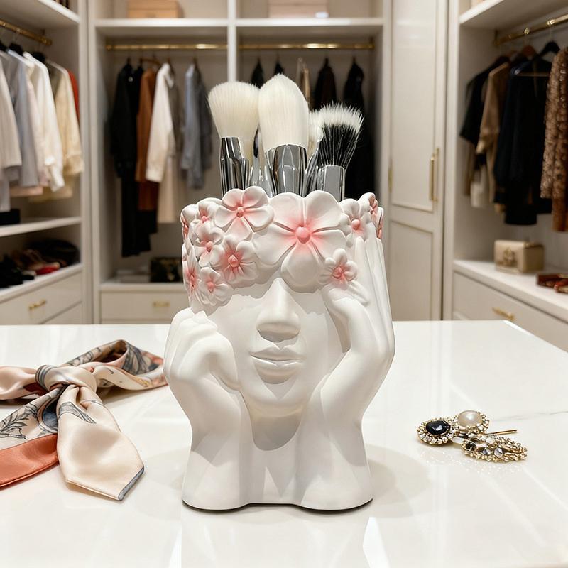 1 buc Suporturi de depozitare figurine vinil Stilizare creativă artă corp uman Organizatoare de birou Multifuncțional Suport pensule de machiaj