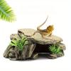 1PC Aquarium Turtle Tank Decoration Terrace Artificial Shelter Decor Ornament Reptile Resting for Fish Terrapins Frogs Turtles