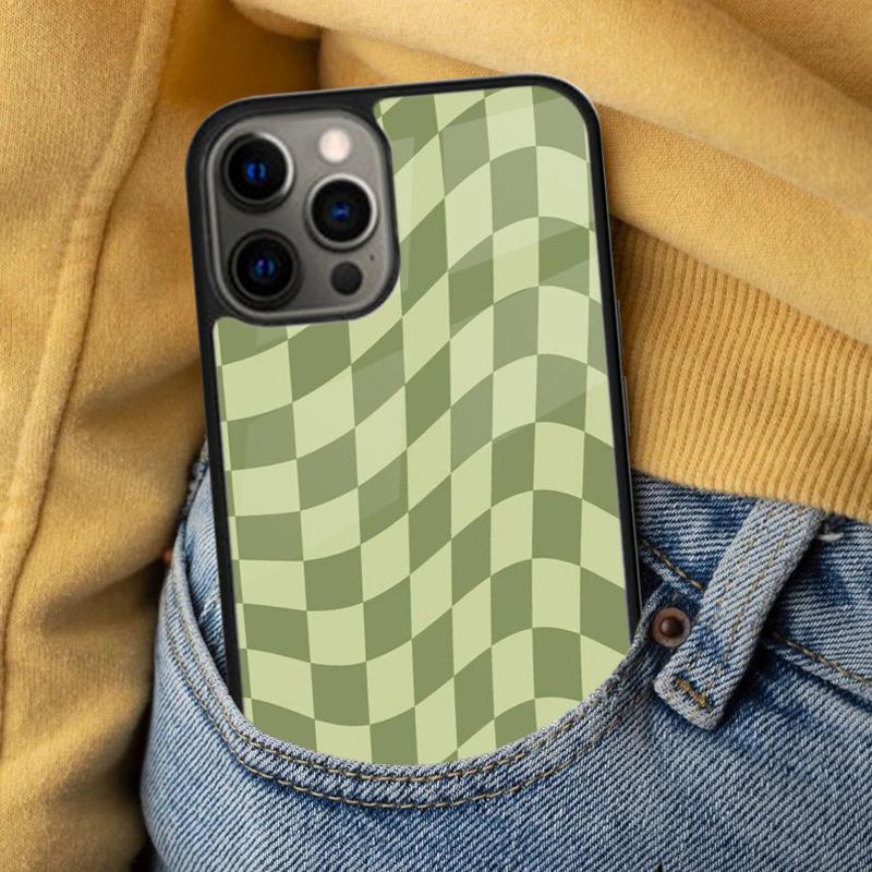 green aesthetic Soft Phone Case for iPhone 17 Air 16e Pro max 15 Pro 13 14 Plus 11 12 MagSafe Magnetic Coque
