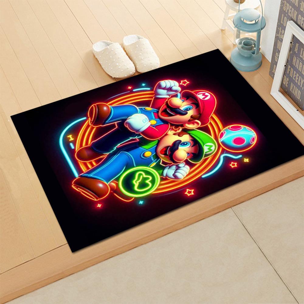 Super Mario Adventure for Living Room Rug, Bedroom, Study Room, Hallway Decoration, Perfect for Home Decoration or Holiday Gifts