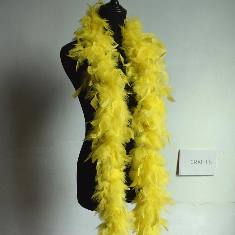 DIY Exquisite 50 g 2 m / strip  thick feather boa feather wedding party Dress up a variety of colors