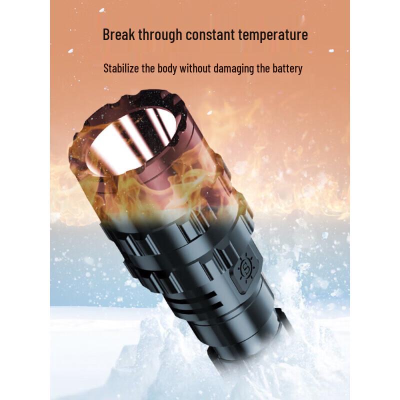 Black Scorpion High-Power USB-C Rechargeable Tactical Flashlight