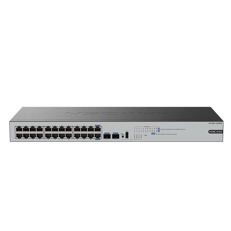 H3C Mini S1226FX 26-Port Gigabit Rackmount Switch