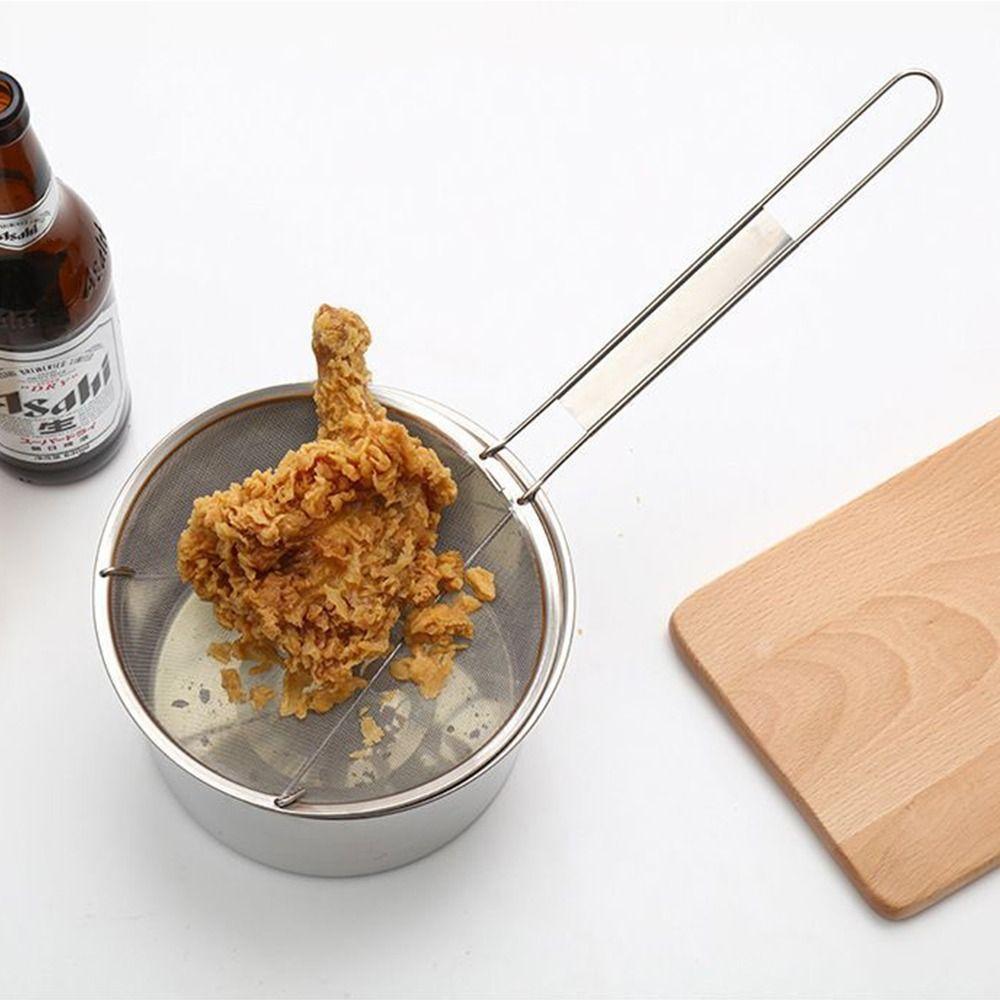 Soybean Milk Snack French Fries Fine Mesh Strainer Stainless Steel Flour Sieve  Kitchen Tools