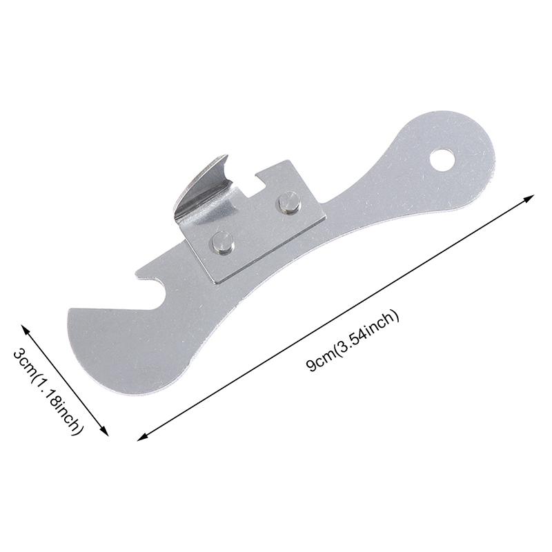Stainless Steel Manual Tin Can Opener Bottle Jar Beer Opener