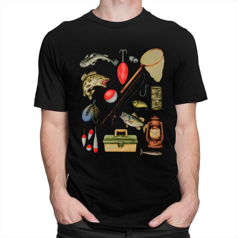 Fishing Gear Essentials T Shirts Men Women ShortSleeve Tshirt Streetwear Casual Graphic Tee Pure Cotton Slim Fit Clothes