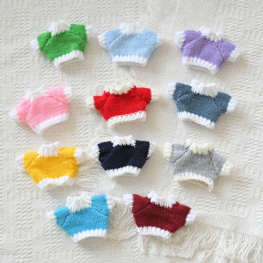 Winter Knitted Coat Fashion Warm Tops Clothes Accessories  for 10cm Cotton Doll/for Idol Dolls