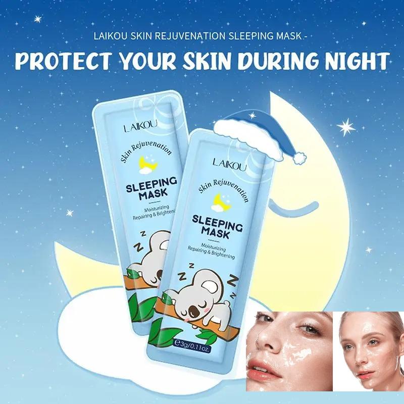Skin Rejuvenation Sleeping Face Mask Anti Wrinkle Night Facial Deep Hydration Brightening Dark Mask