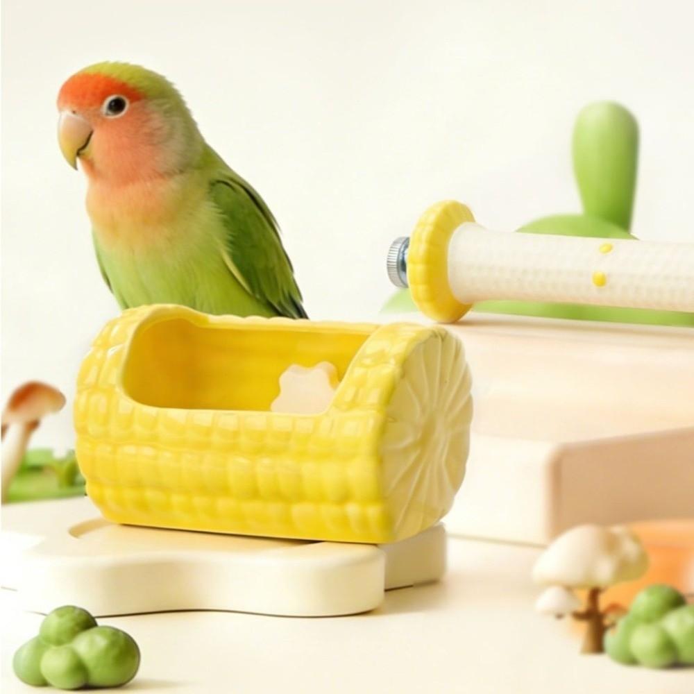 Spill-Proof Pet Feeding Bowl Bite Resistant Hamster Feeding Dish Rabbit Water Bowl  Cage Accessory