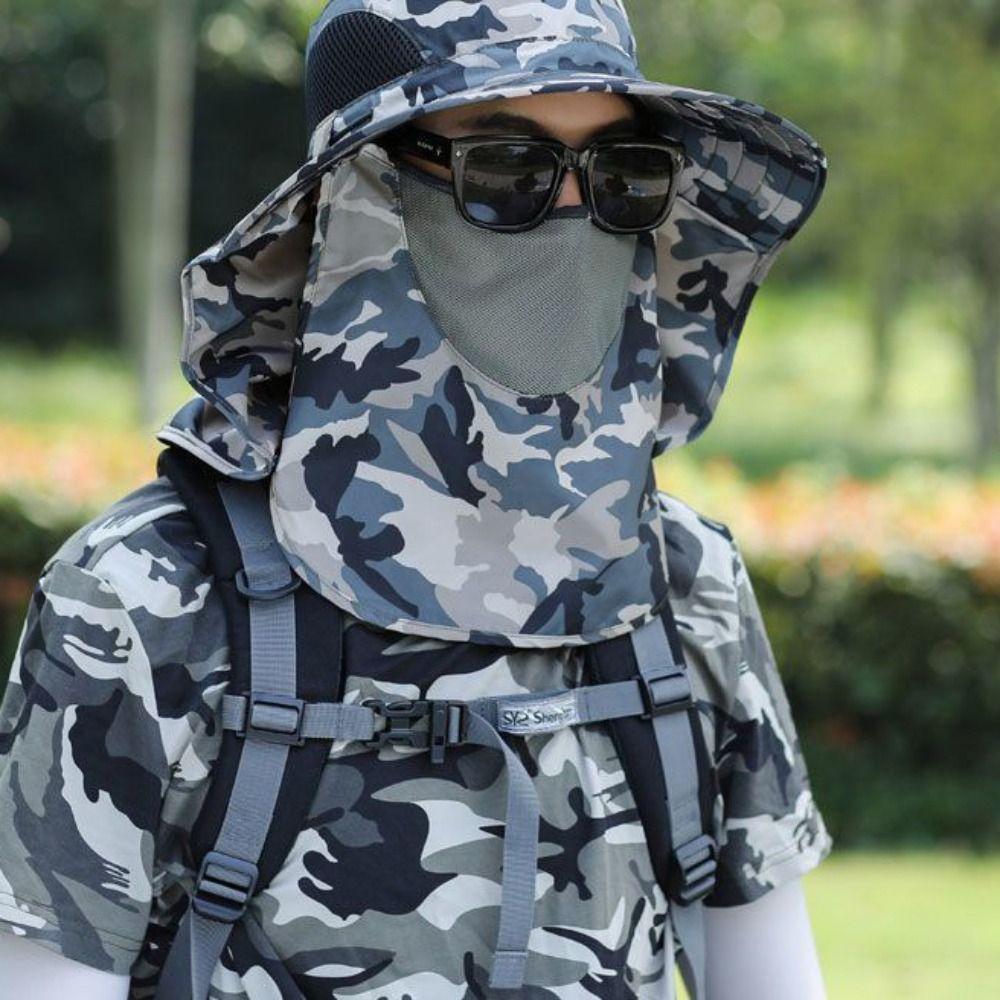 Neck Flap Fishing Hat Big Eave Sun Hats Fisherman Hat Bucket Hat  Hiking