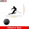 1PC Skiing Car Stickers Suitcase Refrigerator Wall Stickers Laptop Toilet Stickers