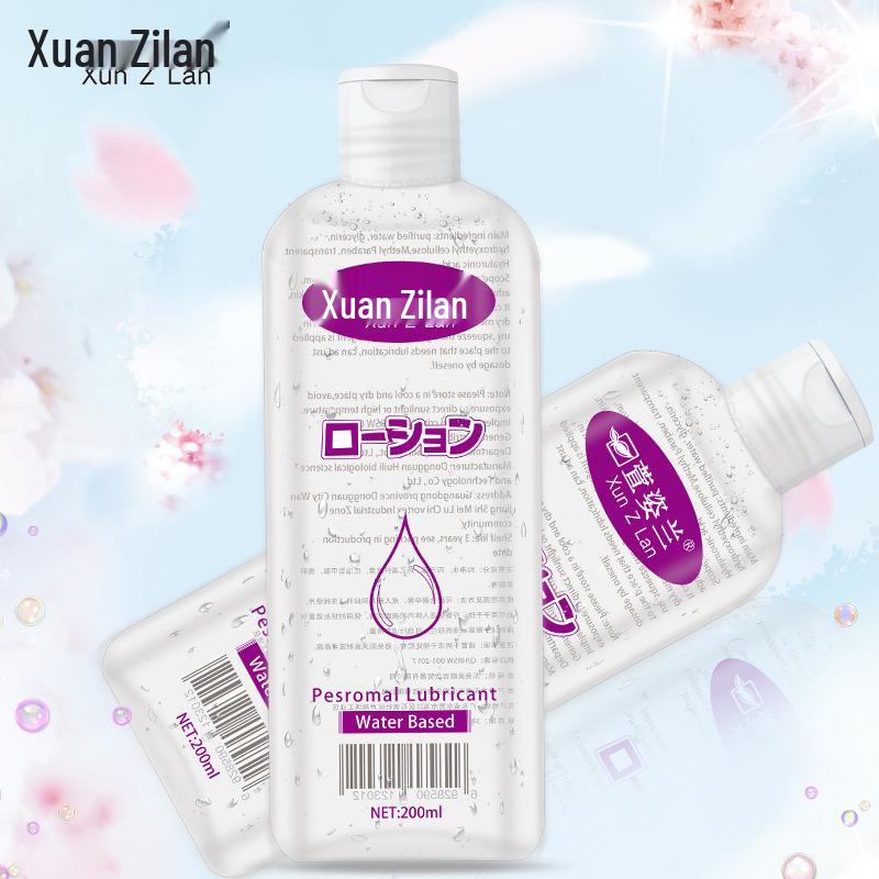 Xuanzilan Water-Based Lubricant 200ml - Water-Soluble Intimate Gel for Couples