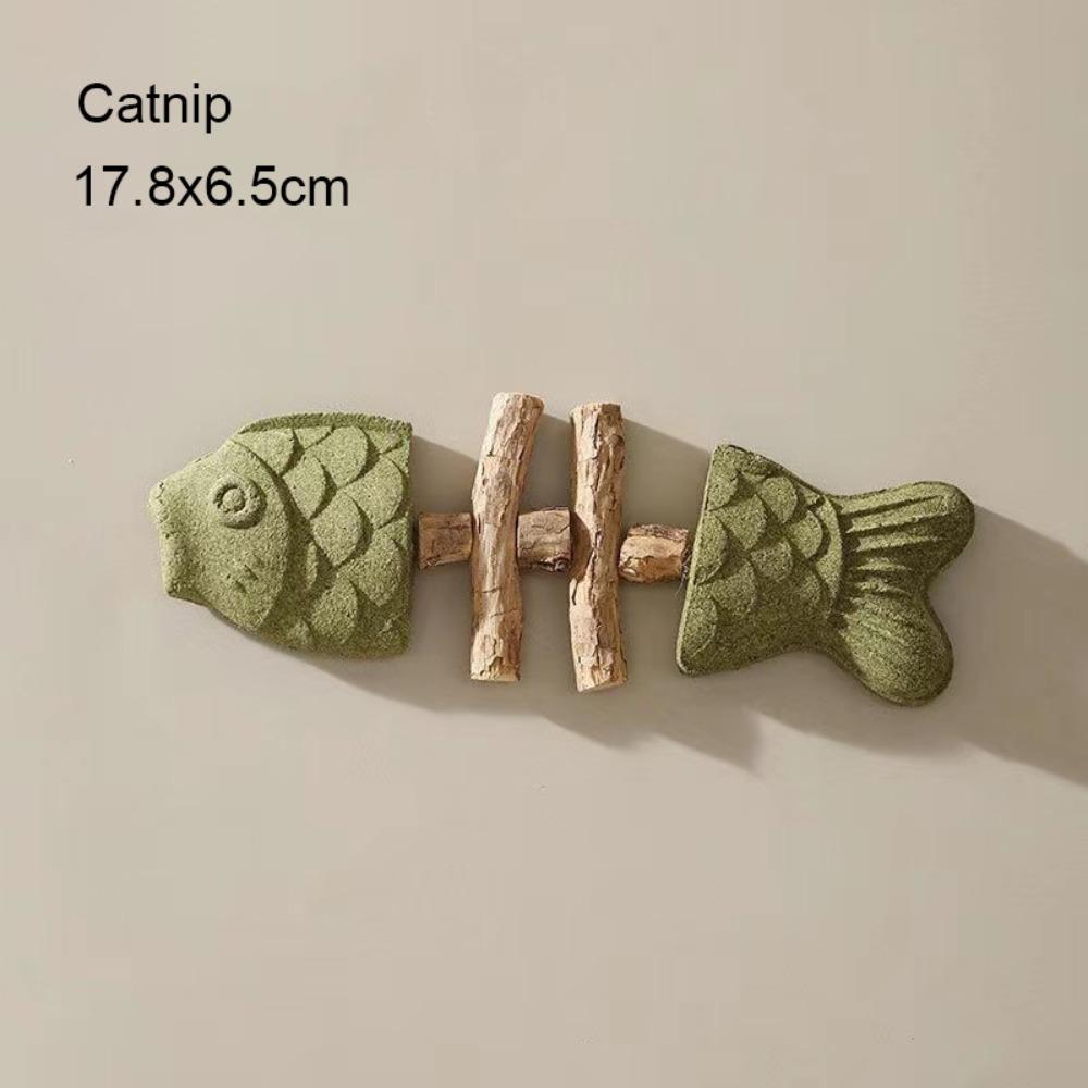 Multi-Flavor Cat Chewing Teeth Cleaning Cat Entertainment Pet Dental Chew Fishbone Shape Teeth Cleaning Stick Pet Dental Care