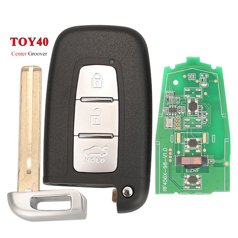 Jingyuqin 433Mhz Car Remote Smart Key for HYUNDAI Tucson IX35 Accent Veloster Sonata Solaris SantaFe Verna I45 I30 SVI-MDFEU03