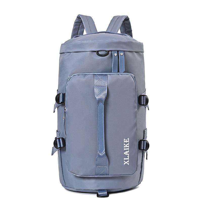 

Travel bag, men s and women s large-capacity shoulder crossbody sportsfitness bag, short-distance travel, portable waterproof travel, double shoulders небесно-голубой