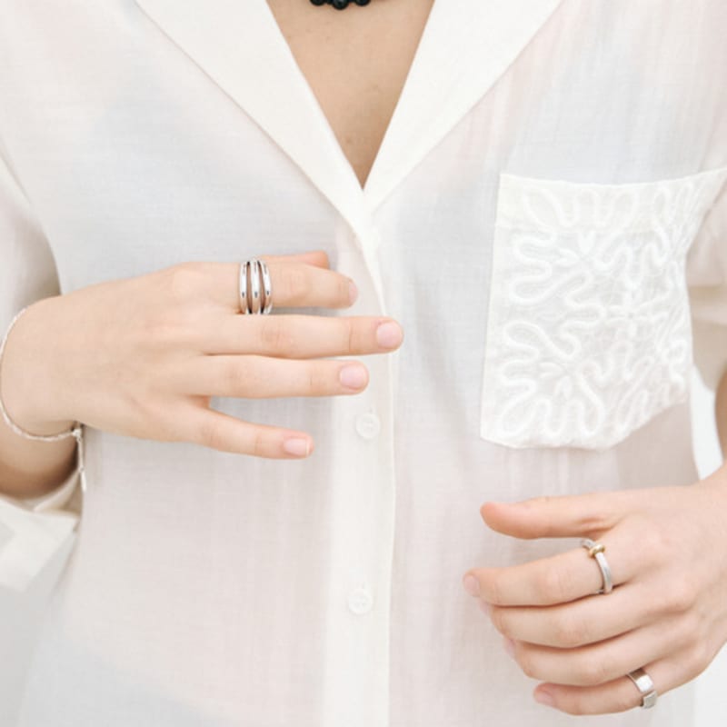 poery Layered Dome Ring