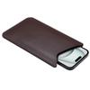 Miling Vertical Leather Phone Pouch