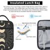 Moon Star Mystic Sun Astrology Tarot Goth Insulated Lunch Bag Reusable Portable Lunch Box for Men Women Tote Bag for Picnic Work