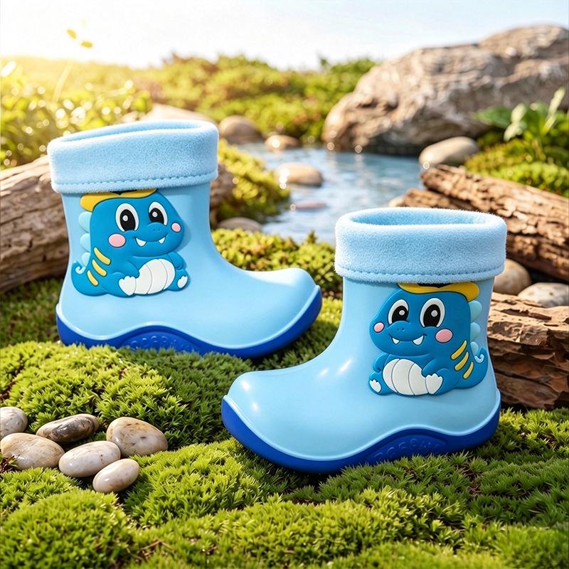 Children's Cartoon Rain Boots - Cute & Waterproof for Boys, Girls, Toddlers, and Infants