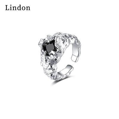 Lindon Classic Copper Alloy Zircon Ring Ladies Jewelry Wedding Promise Party Gift