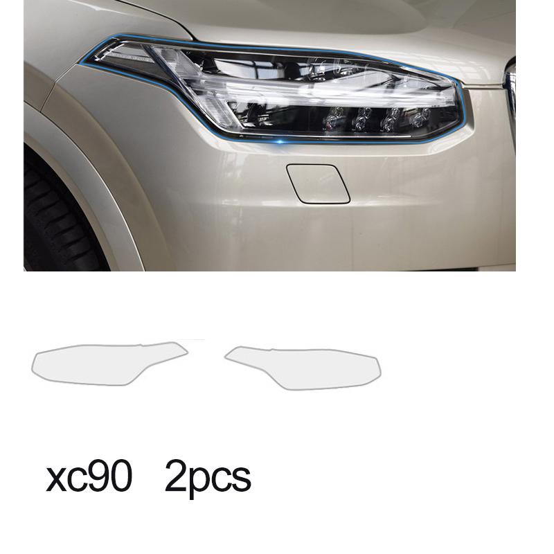 

for Volvo s90 xc90 xc60 xc40 v90 headlight center column door handle TPU protective film scratch resistant Car stickers xc90 2015-2025