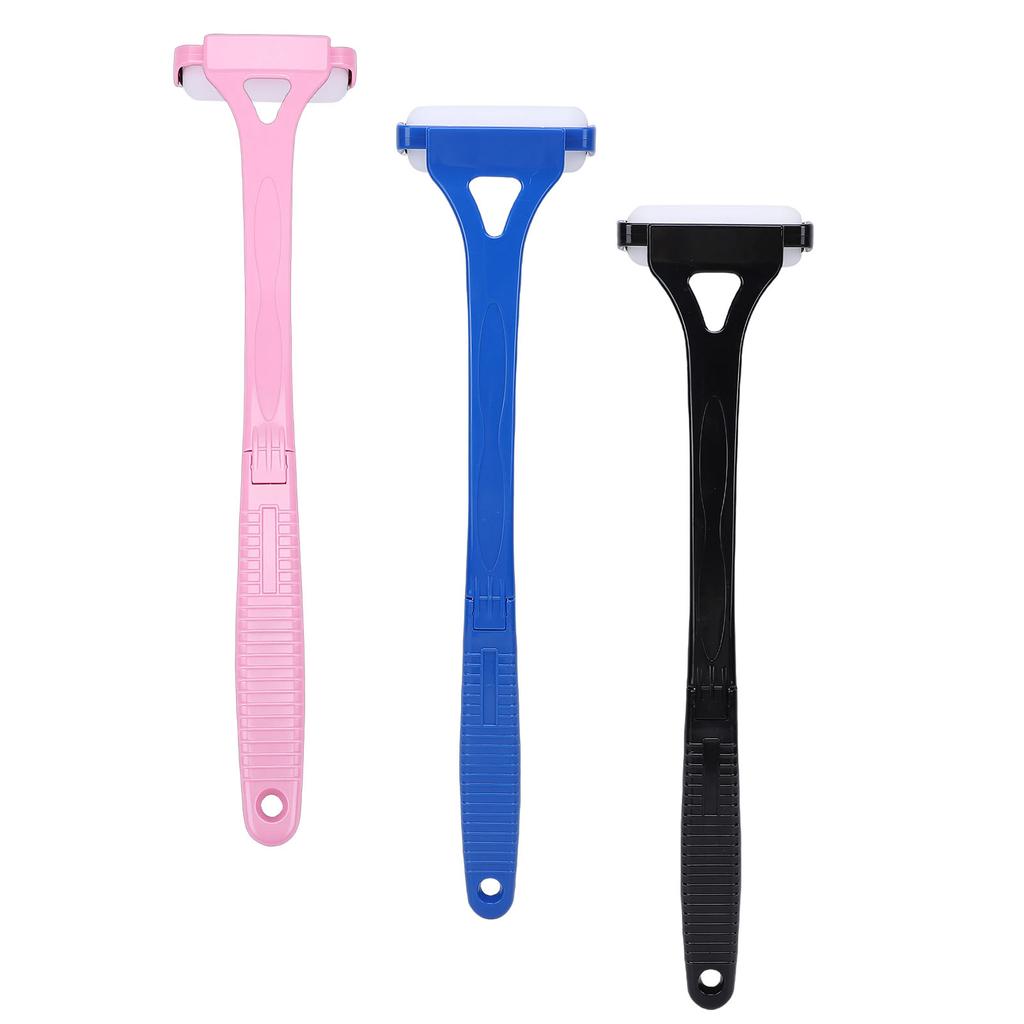 3pcs Back Lotion Applicator Foldable Non Slip Grip Long Handle Sunscreen Self Tanner Medication Application Roller