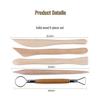 24-Piece Clay Carving & Pottery Tool Set for DIY Projects