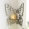 Wall-Mounted Flower Wall Shelf Hollowed Out Display Shelf Creative Butterfly Shaped Shelf  Bedroom