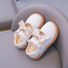 New Leather Shoes Spring Versatile Comfort Girl Shoe Soft Soled Non Slip Casual Kid Shoes Exquisite Elegant Cute Princess Shoe
