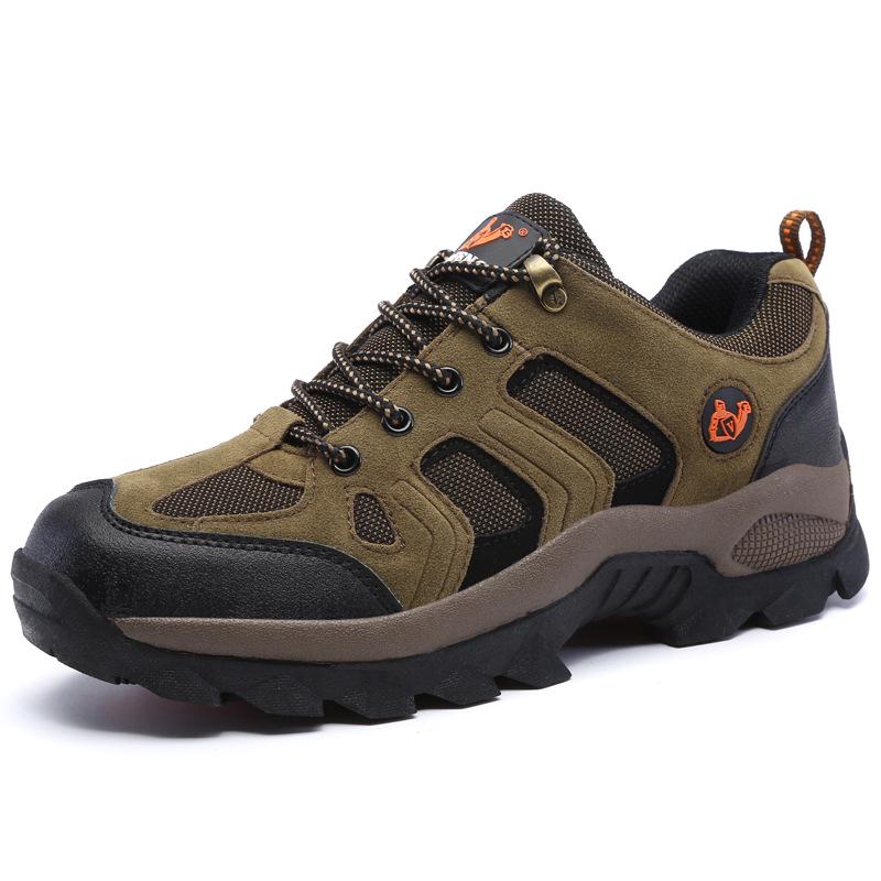 Men's Outdoor Shoes, Sports and Leisure Shoes, Hiking Shoes, Breathable Thick Sole, Wear-resistant, Anti Slip, Waterproof Oversized Shoes