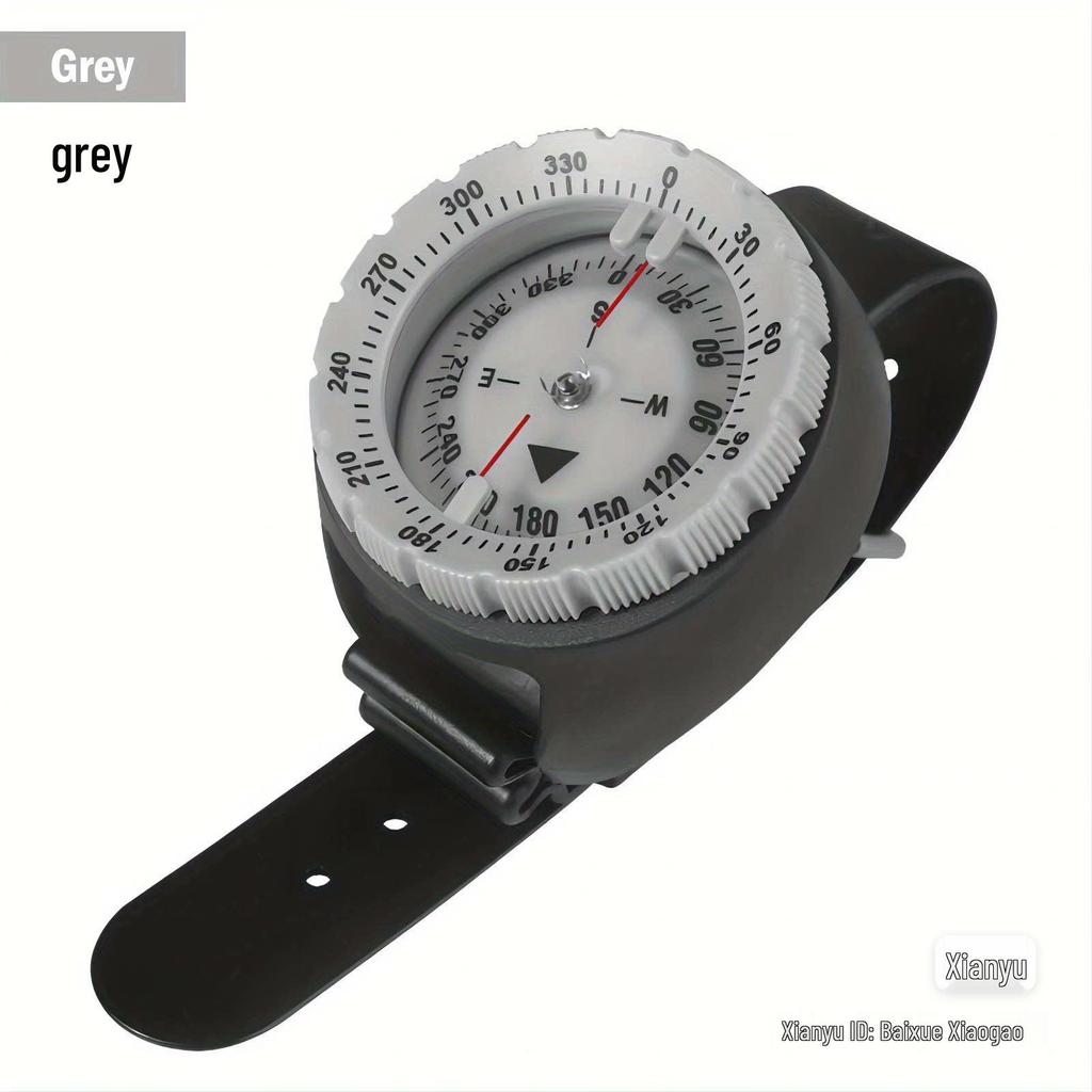 Elastic Cord Diving Compass Watch with Strong Magnetism & Luminous Features, 50m Water-Resistant & In Stock