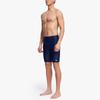 Anta Solid Color Logo Print Straight Leg Swim Trunks Men Swimwear Light-Blue 1823531453-1