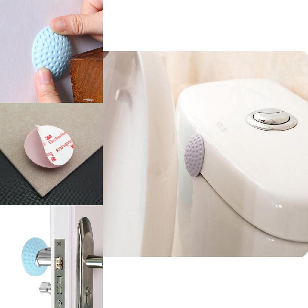 Premium Wall Protector Door Handle Bumper Guard With Soft Rubber Pad Design