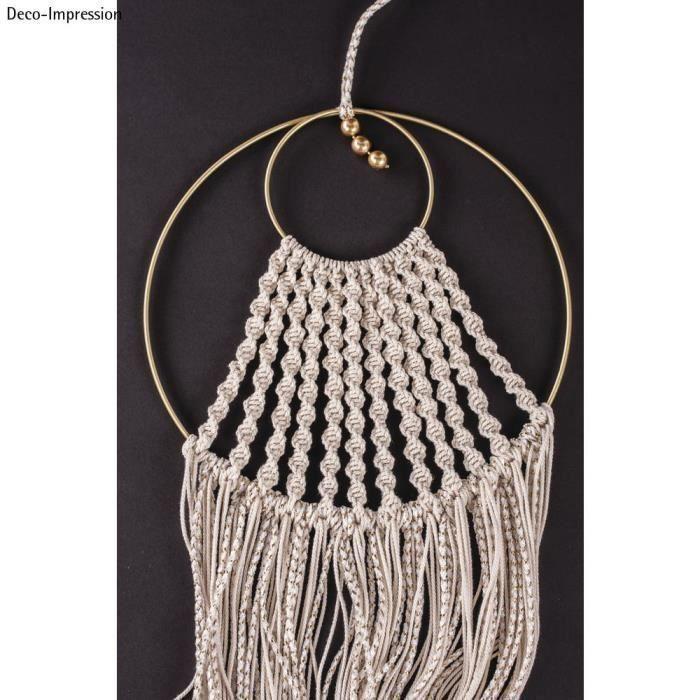 Anneaux en métal - RAYHER - 30 cm - Couleur or - Épaisseur 3 mm - Utilisation intérieure