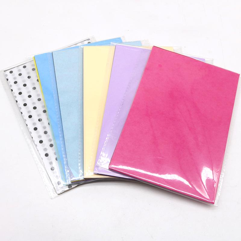 A5 Sydney Color Series DIY Mixed-Color Thin Page Notebook and Wrapping Paper