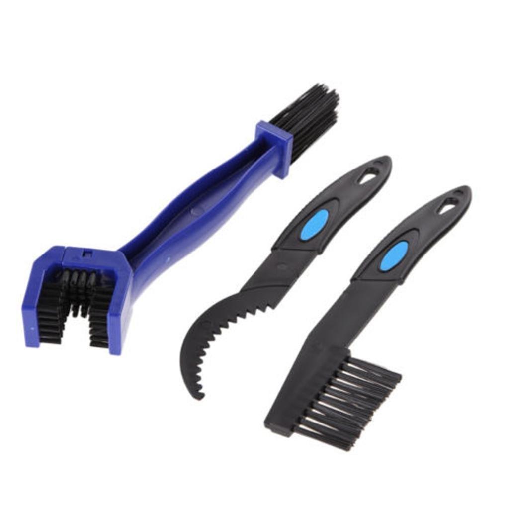 Mountain Bike Chain Brush Cleaning Brush Set One Size синий