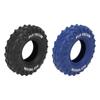 2Pcs Blue Black Rubber Tire Dog Chew Toy Safe Tire Shape Rubber Pet Chew Toy for Medium Large Dogs