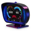 ChoiQua Car OBD2 Meter, Speedometer, Tachometer, GPS+OBD+Inclinometer Mode Multimeter with Fault Diagnosis and Warning Function