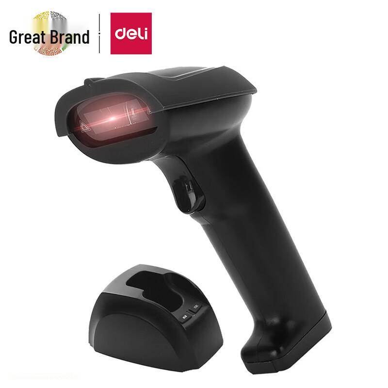Deli 14951W Wireless 1D Imaging Barcode Scanner