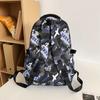 Women's Print Backpack Student Schoolbag Men's Large Capacity Travel Backpack