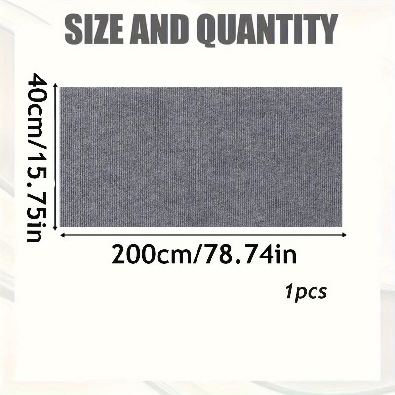 

1 шт. прочный сизалевый самоклеящийся коврик от когтей для кошек, самодельный защитный коврик для мебели, дивана и ковров серый