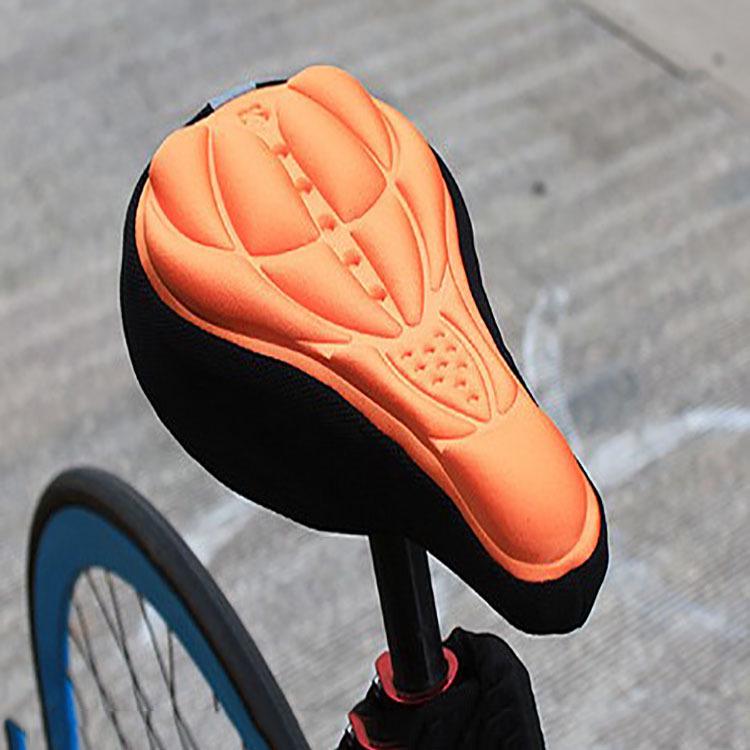 Mountain Bike 3D Silicone Saddle Cover – Thickened Sponge Seat Cushion